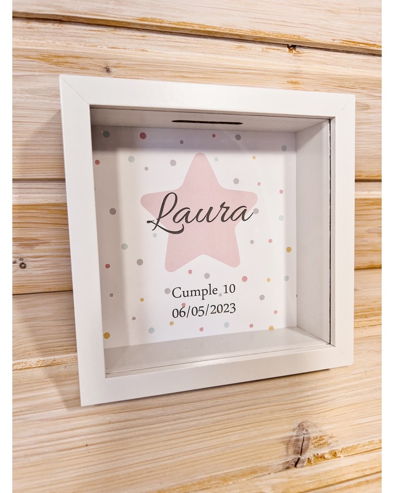 Hucha de madera personalizada - Lovely Toppers